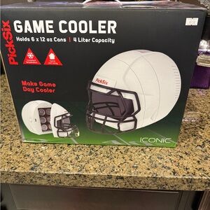 PickSix Game Cooler with Helmet Design